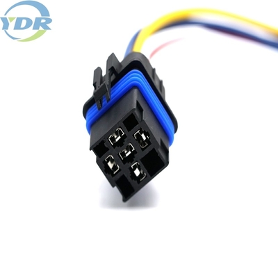 300mm Length Wire Harness 12V 24V 40A 5 Pin Automotive Relay With Socket