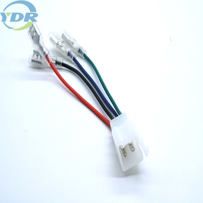 2x2P Male Female 110 Terminal Cable DJ611-2.8 250 6.3mm Motorbike Wire Harness