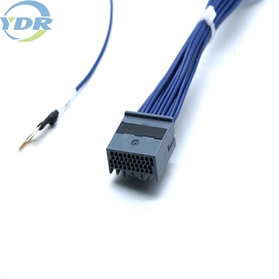 JAE Male Female Cable MX34020SF1 To MX34020PF1 Fork Terminal Wire Harness Cable