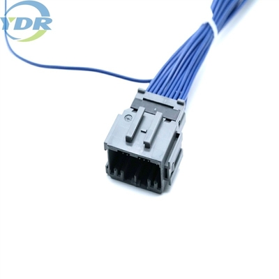 JAE Male Female Cable MX34020SF1 To MX34020PF1 Fork Terminal Wire Harness Cable