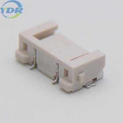 3.7mm Pitch 90 Degree 2 Pin Wafer Connector Beige SMT Type Wire To Board Connector