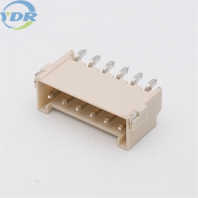 3.5 3.96 Pitch Beige SMT Wafer Connector 90 / 180 Degree 2 - 16pin Circuit Board Connector