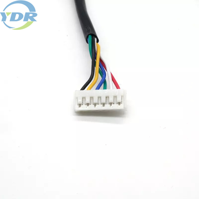 EHR-6 To XHP-6 2.5mm Wire Harness Cable Safety Coated Extension Spring Cable For Medical Equipment