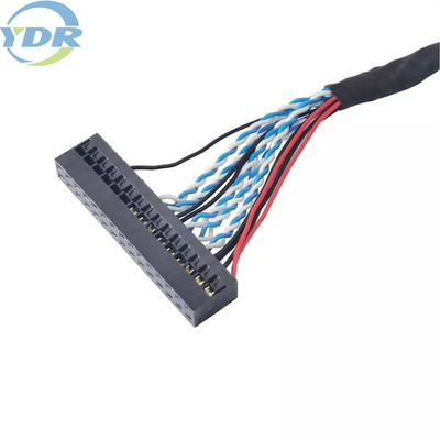 LCD Panel Screen TV Display LVDS Cable Assembly Custom Wire Harness 130mm
