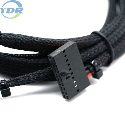 30AWG-24AWG Electronic Wire Harness TE 206485-1 Connector To Molex 0022552202 Cable