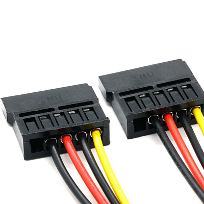 Molex 5.08 To Sata wire harnesses Computer Hard Disk Cable 18AWG 500mm