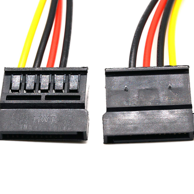 Molex 5.08 To Sata wire harnesses Computer Hard Disk Cable 18AWG 500mm