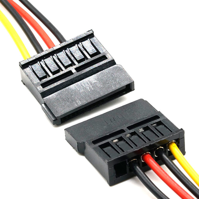 Molex 5.08 To Sata wire harnesses Computer Hard Disk Cable 18AWG 500mm