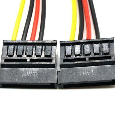 Molex 5.08 To Sata wire harnesses Computer Hard Disk Cable 18AWG 500mm