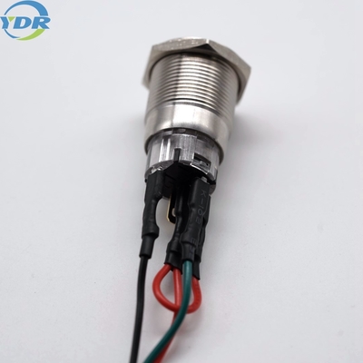 YDR Waterproof Metal button Switch And Outlet Wiring 200mm Length