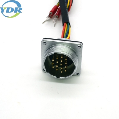 16 Core Panel Mount Cables Waterproof  For Machinery Equipment