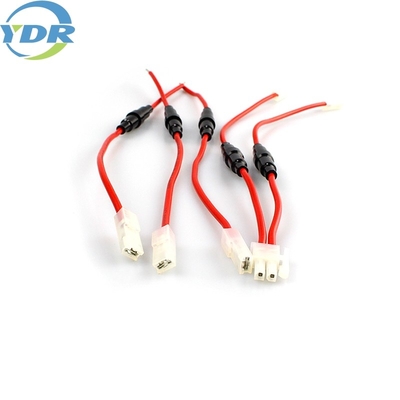 Fuse Tube Terminals Wire Red Wire Black Screw Type Inline Tube Tubing Fuse Holder For Glass Fuses