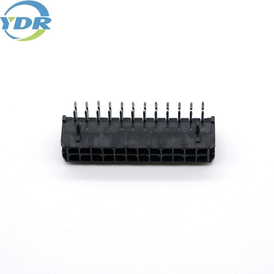 Dual Row Wire Harness Connectors , SMT Type Molex 24 Pin Connector