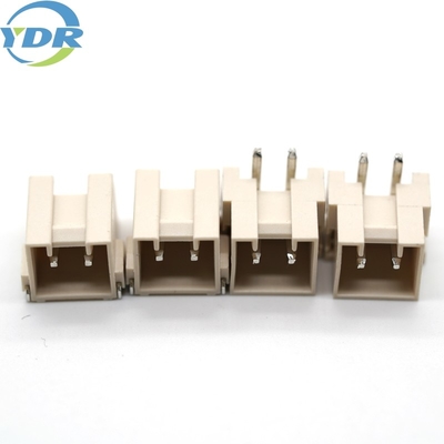 VH 3.96 Pitch Wire Harness Connectors , 90 degree Vertical 2 Pin Cable Connector