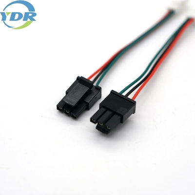 Molex 3.0mm jst connector wire harness Male To Female Plug for Computer