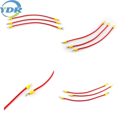 U Shaped Machinery Power Cable Assembly Electrical  18AWG UL ROHS Approval