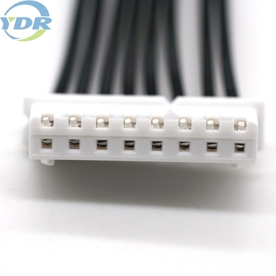 JST XHP-8 1007 26AWG Black Female Connector XH2.5 Both Ends Wire Harness