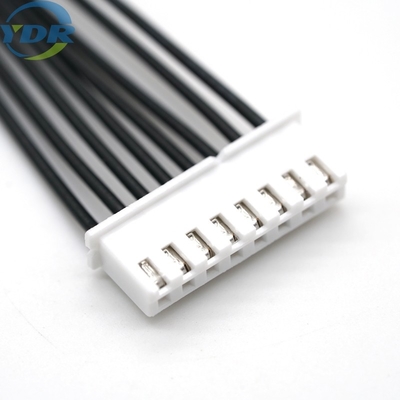 JST XHP-8 1007 26AWG Black Female Connector XH2.5 Both Ends Wire Harness