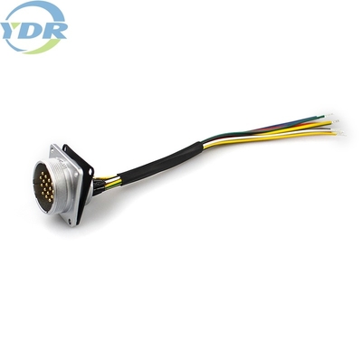 16 Core Panel Mount Cables Waterproof Glue PLT Plug Connector