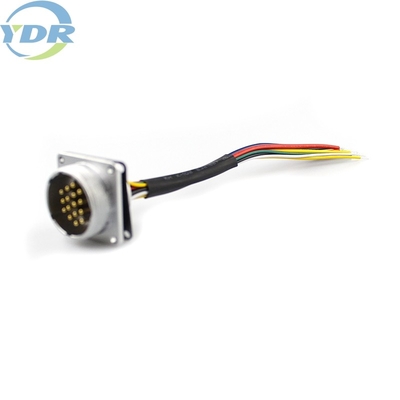 16 Core Panel Mount Cables Waterproof Glue PLT Plug Connector