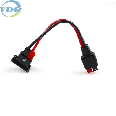 2Pin socket Battery Connector Cables , 14AWG Battery Wire Harness