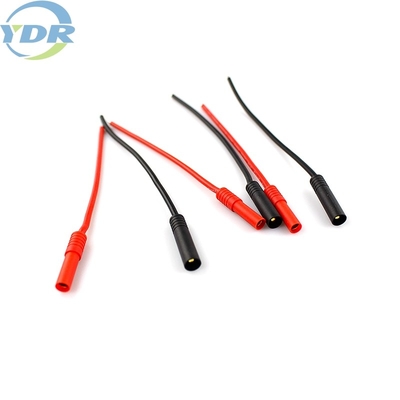 Gold Plated Banana Plug Cables 70mm Length for Electric Bicycle