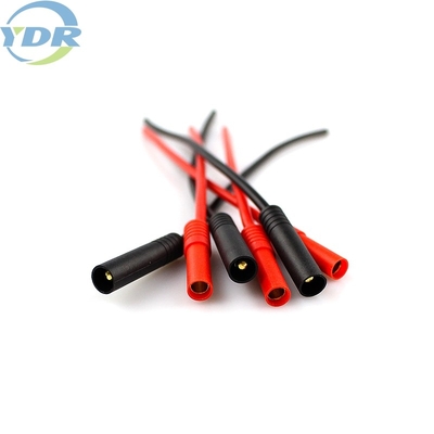 Gold Plated Banana Plug Cables 70mm Length for Electric Bicycle
