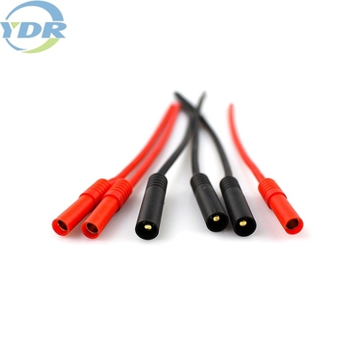 Gold Plated Banana Plug Cables 70mm Length for Electric Bicycle