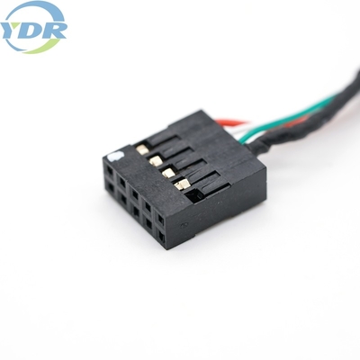 Customizable Dupont 2.54 Connector 2*5 Pin Double Row Electrical Wire Harness UAV Data Cable Power Supply