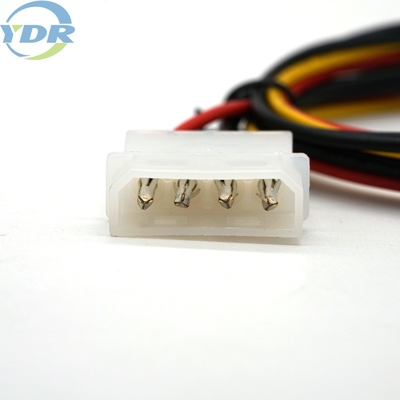 Molex 5.08mm Pc Power Extension Cable 4Pin UL1007 18AWG For Computer