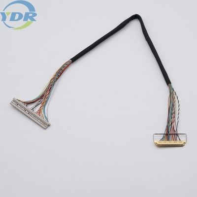 Computer UL10064 32AWG Lvds Screen Cable DF14 to 111B40 Terminal