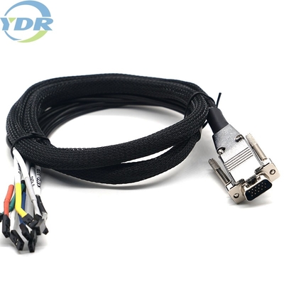 Coaxial Electronic Wire Harness DB15Pin Connector to Dupont 2.54