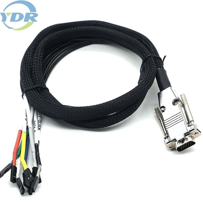 Coaxial Electronic Wire Harness DB15Pin Connector to Dupont 2.54