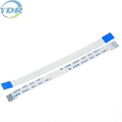 A Type Flexible Flat 0.5mm Pitch FFC Cable 10 pin 115mm Length