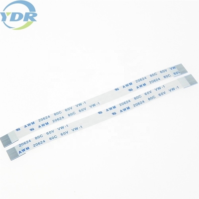 A Type Flexible Flat 0.5mm Pitch FFC Cable 10 pin 115mm Length