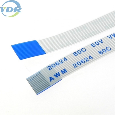 A Type Flexible Flat 0.5mm Pitch FFC Cable 10 pin 115mm Length