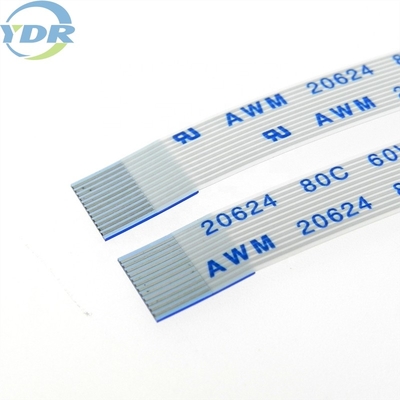 A Type Flexible Flat 0.5mm Pitch FFC Cable 10 pin 115mm Length
