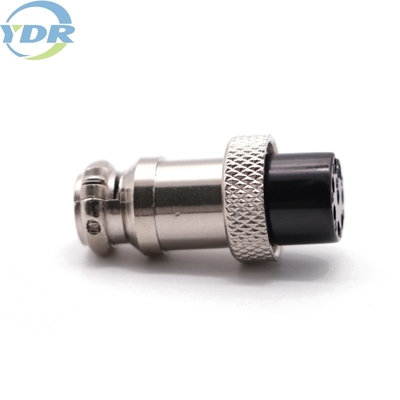 Metal Wire Harness Connectors , Circular M16 Gx16 Connector 4 Pin