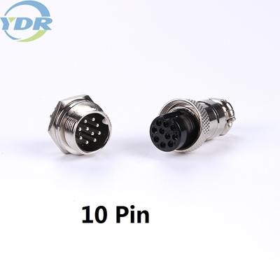 Metal Wire Harness Connectors , Circular M16 Gx16 Connector 4 Pin