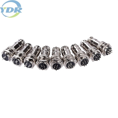 Metal Wire Harness Connectors , Circular M16 Gx16 Connector 4 Pin