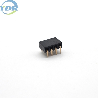 2x4 Pin Wafer Connector 2.54 Mm dual Row Single Body Right Angle Type