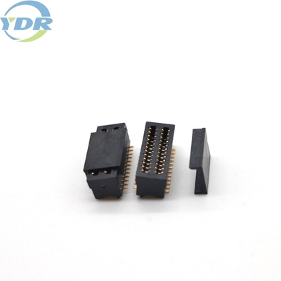 0.8mm 2x12 Pin Circuit Board Connector Height 3-8.5mm female golden plated