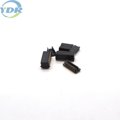 0.8mm 2x12 Pin Circuit Board Connector Height 3-8.5mm female golden plated