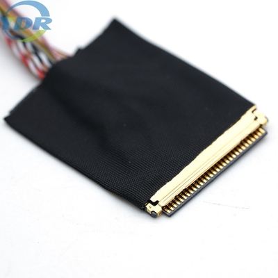 Pitch 0.5mm TV LVDS Display Cable I-PEX 40pins To I-PEX 30pins