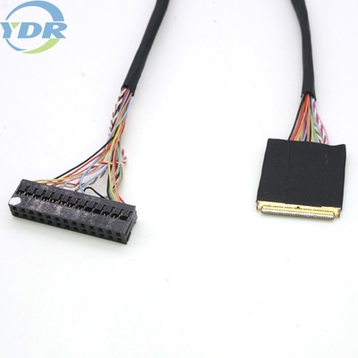 LCD 4K HD LVDS Display Cable With Dupont 2.0 IPEX Connector