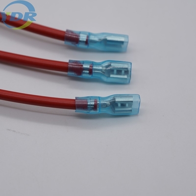 6.3mm Electrical Jumper Wire , Electricity Box Female Jumper Cables Nipple Housing