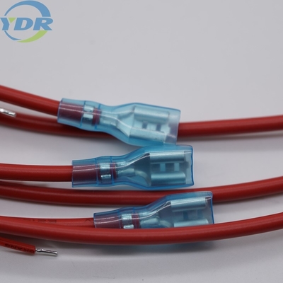 6.3mm Electrical Jumper Wire , Electricity Box Female Jumper Cables Nipple Housing