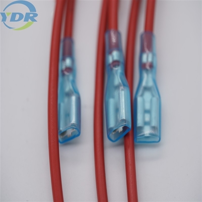 6.3mm Electrical Jumper Wire , Electricity Box Female Jumper Cables Nipple Housing