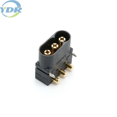 Black Straight MR60 Connector 180 Degree 3 Pin PCB Wire To Board Battery Connector