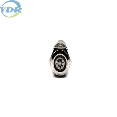 Self Locking 16mm Metal Push Button Switch IP67 W / LED Pattern For Bike